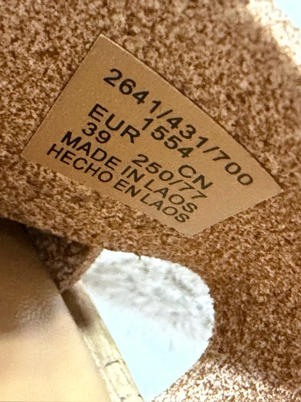 Zara Tan Crisscross Cork Look Platform Sandal Ankle Strap Square Toe Sz 39 8/8.5 - Picture 4 of 6